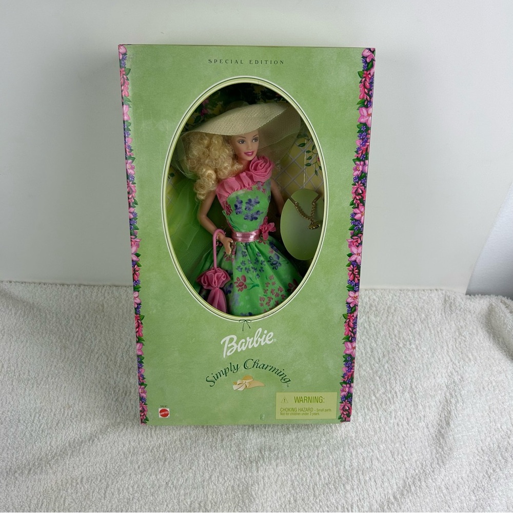 VTG NOS 2001 Simply Charming Barbie Doll Blonde Special Edition by Mattel